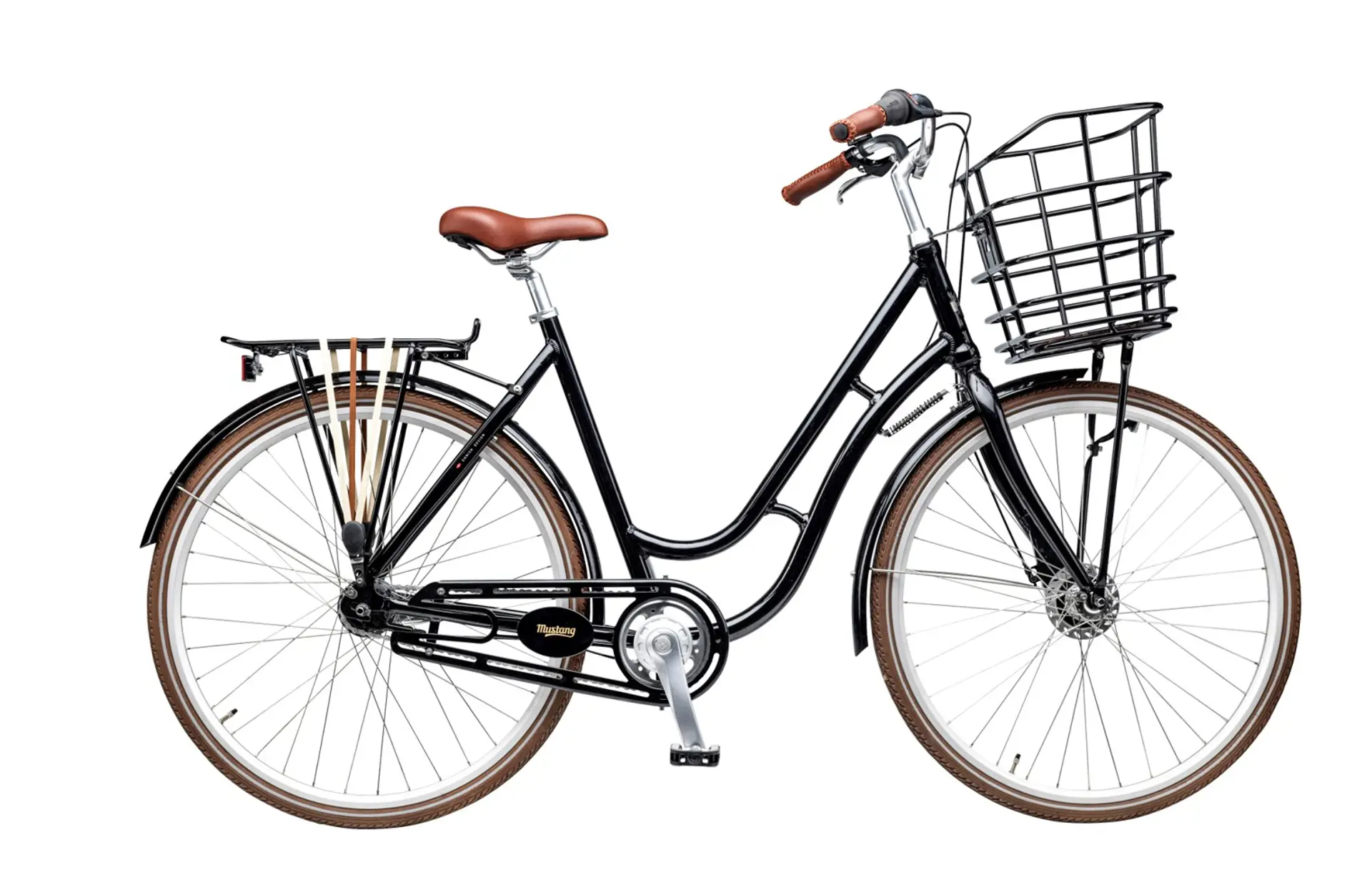 Sort Mustang damecykel 