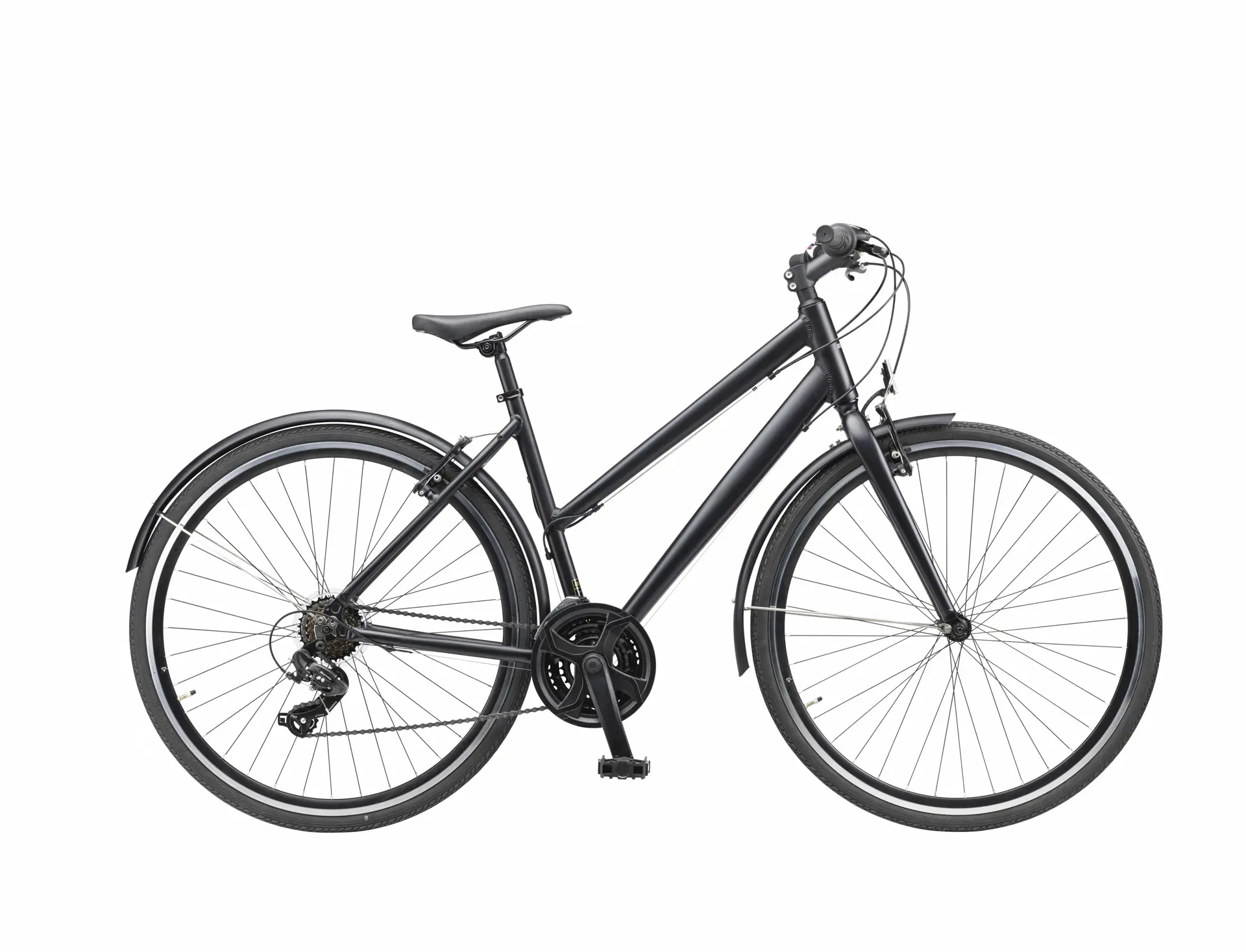 Sort Mustang damecykel 