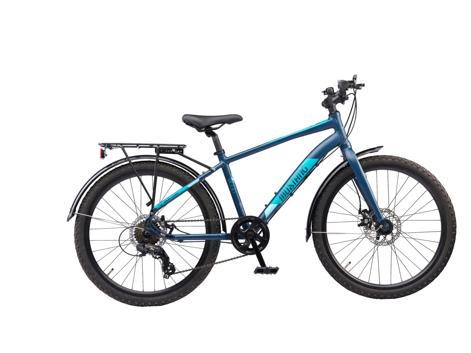 Blå mountainbike til børn