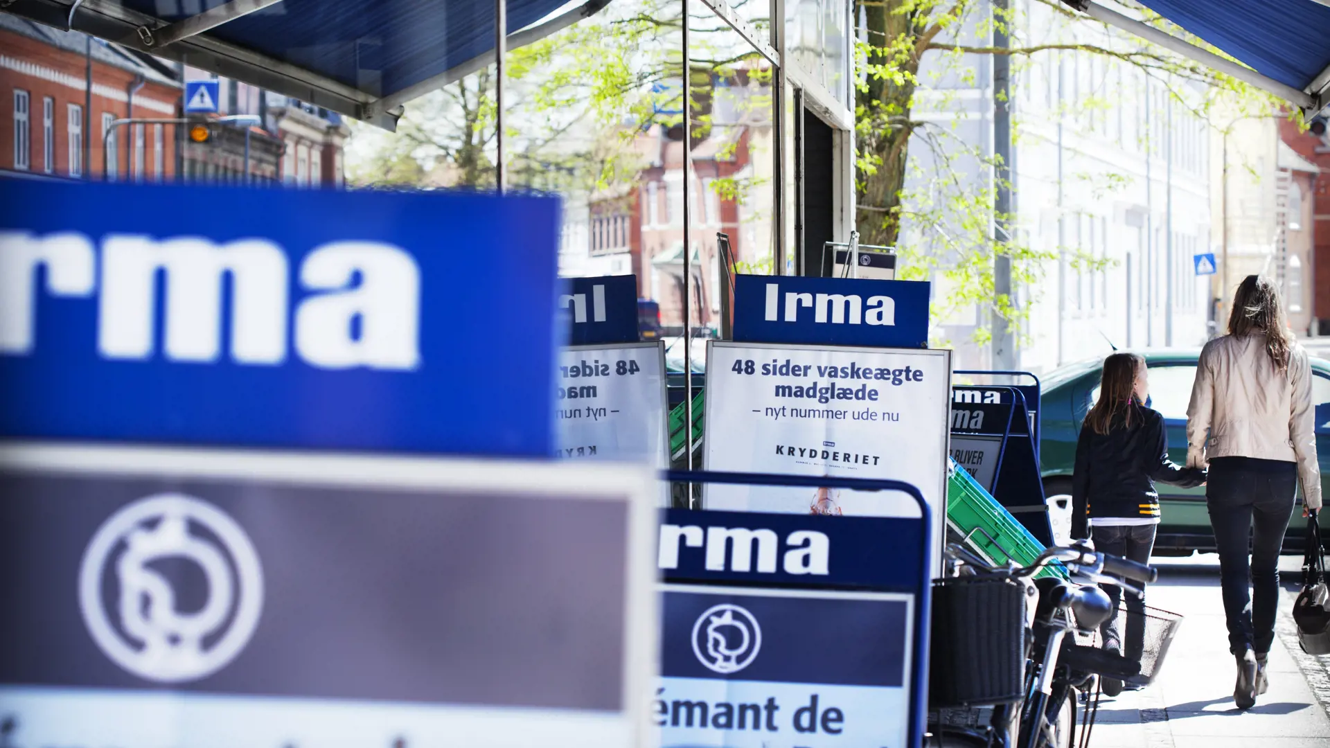 Billede udenfor Irma butik