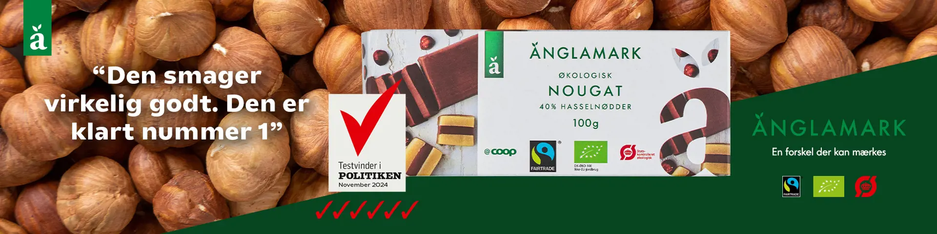 änglamark nougat testvinder