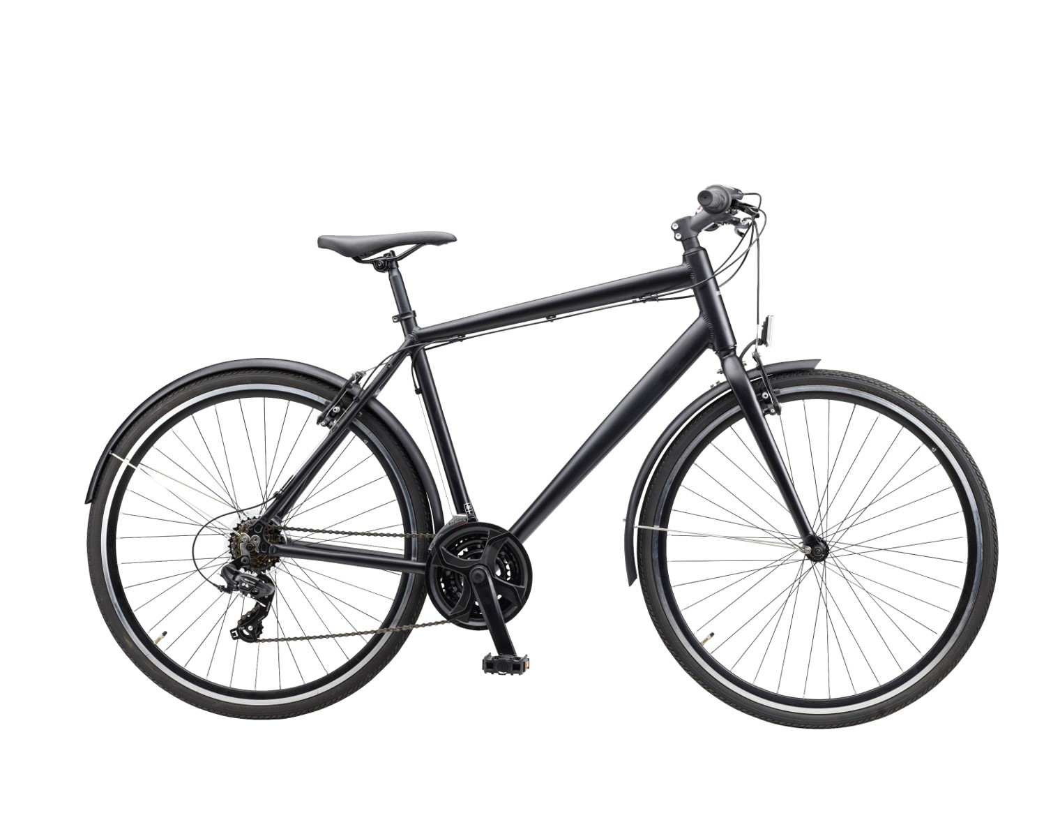 Sort Mustang herrecykel