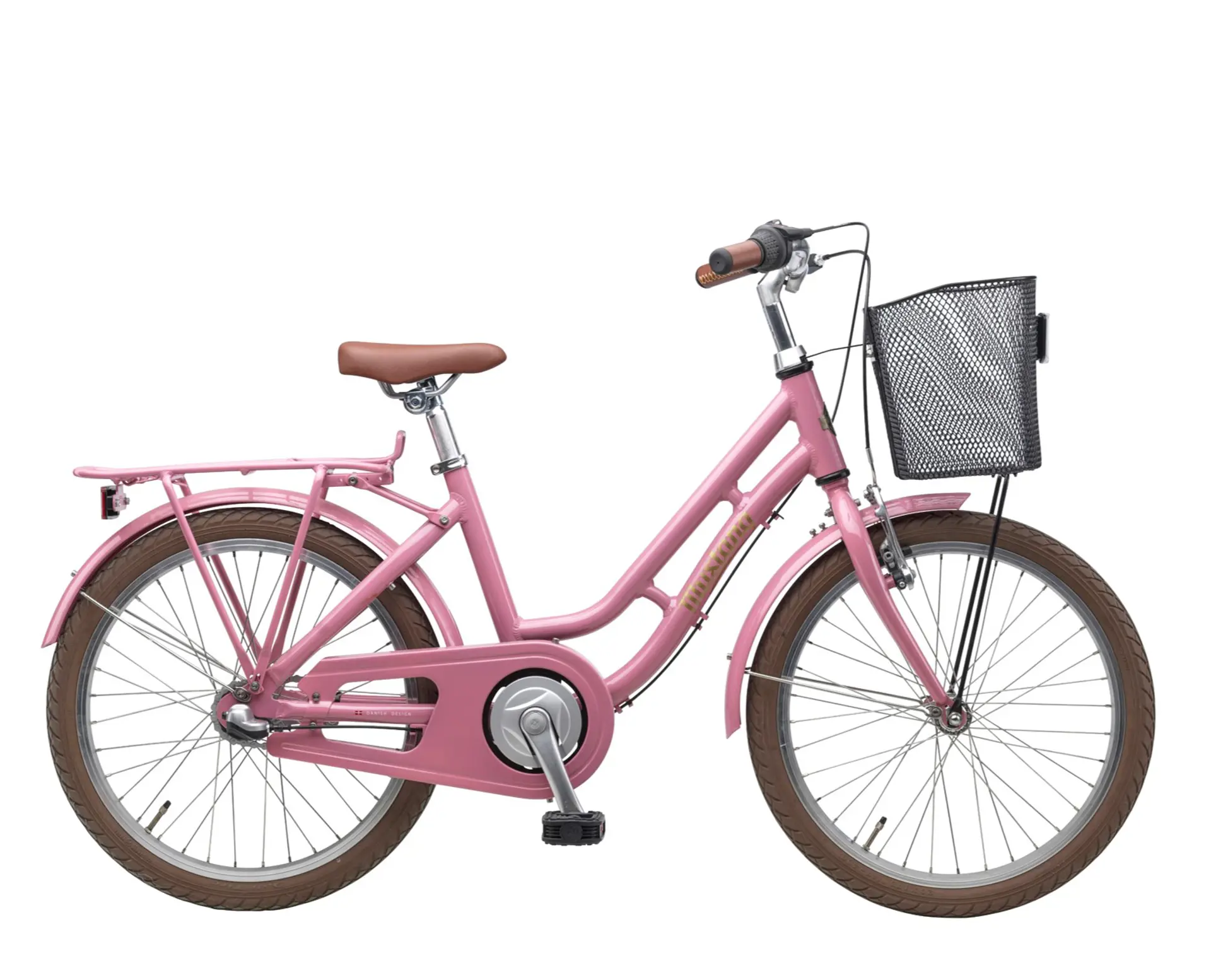 Lyserød Mustang pigecykel